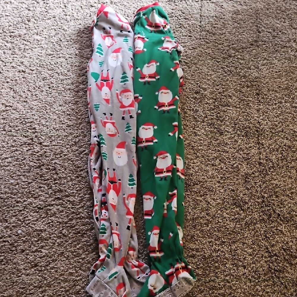 Toddler Footed Christmas Pajamas